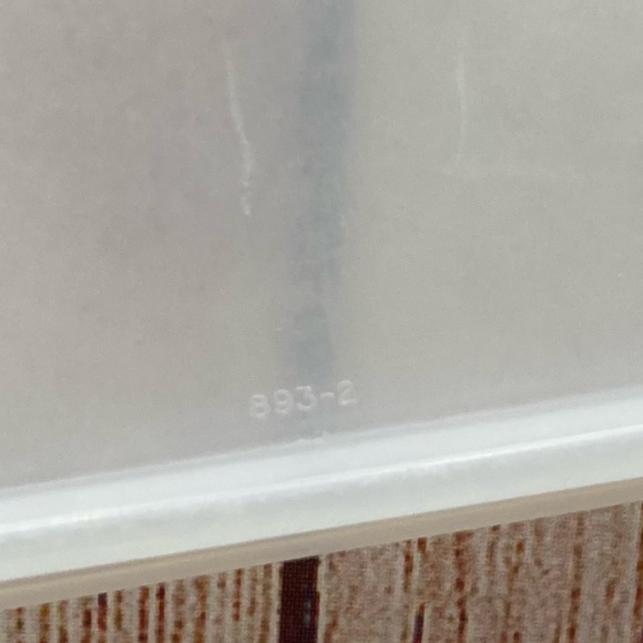 Tupperware Easy Crisp Rectangular Seal #893-2 REPLACEMENT Clear Vintage - Picture 3 of 5